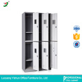 school gym steel clothes six door locker cabinet